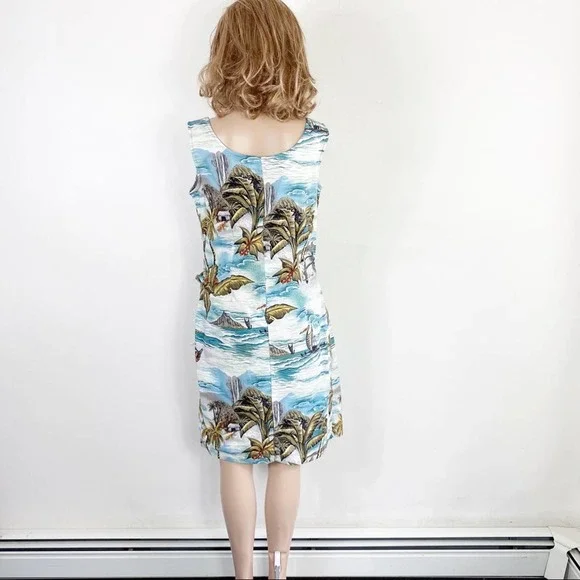 The Hawaiian Original sleeveless tropical dress M - Picture 8 of 11